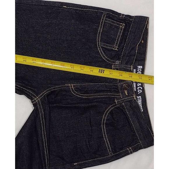 Sears Roebuck boys jeans size 16 dark wash 100% cotton mid rise adjustable wiast - Picture 11 of 11